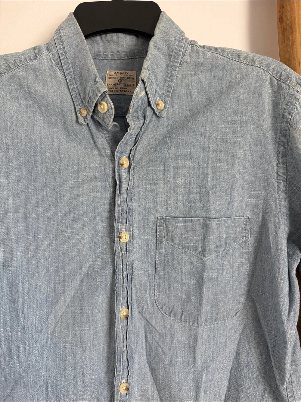 J. Crew Chambray Button-Down Shirt | Slim Fit